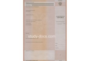 Академическая справка в 
