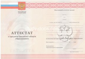 Аттестат за 11 класс 2010-2013 в 